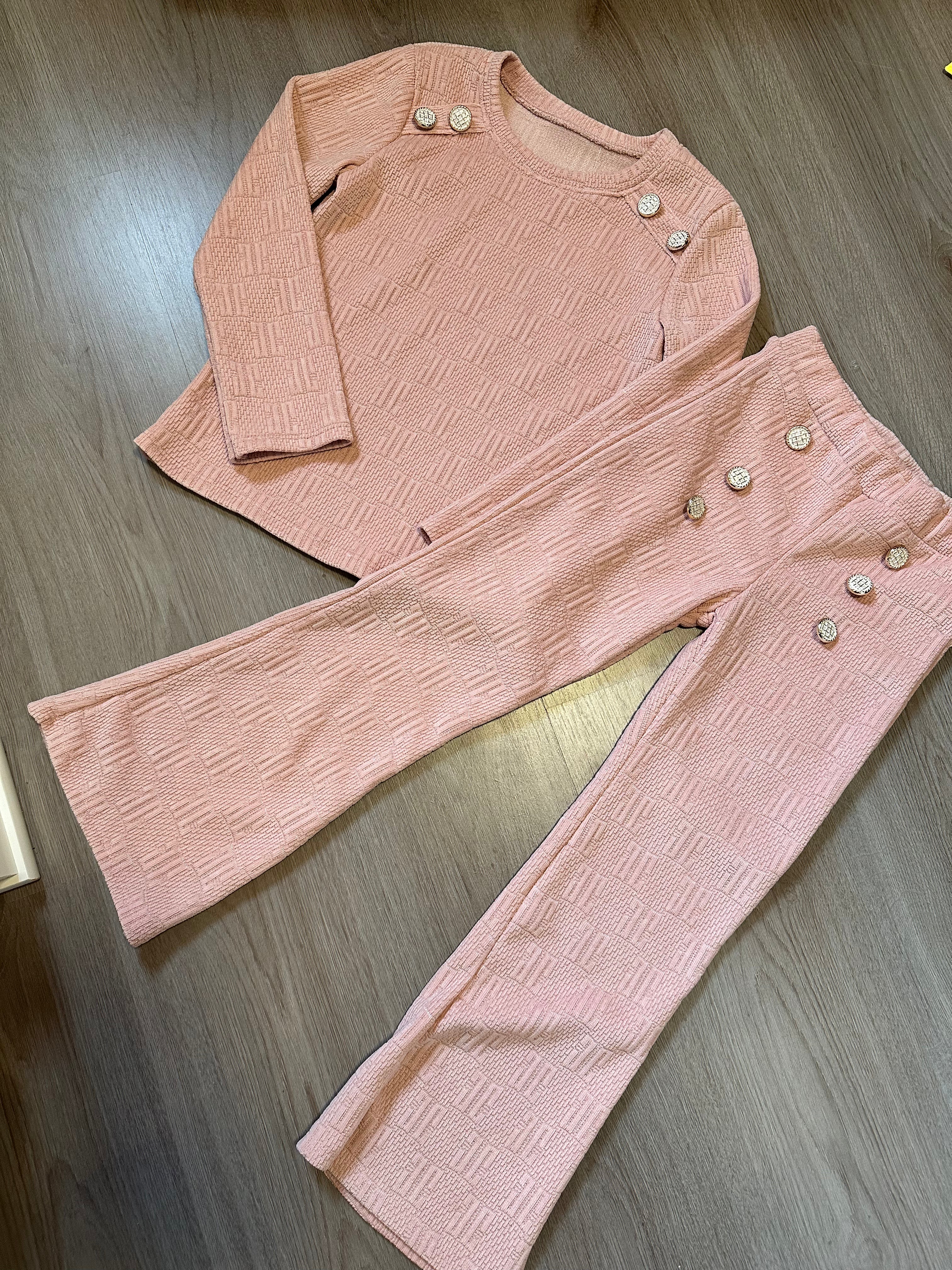 2 delig setje oud rose